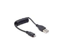Gembird Kabel USB 2.0 - micro USB spirala 20-60cm - 220737 - zdjęcie 1